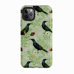 Resistant Layer iPhone Tough Case - Tui Mint By Katherine Quinn