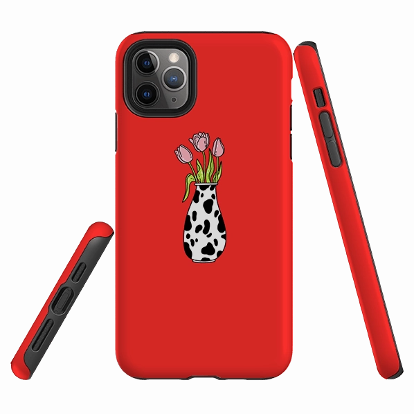 Comfort Build Outdoor Protection iPhone Tough Case - Tulips-1