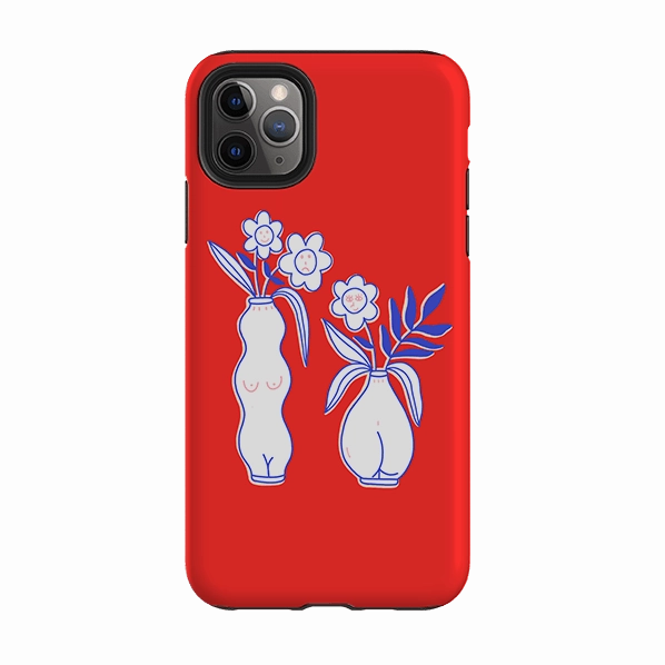 iPhone Tough Case - Vases Modern Surface Design Hard Plastic