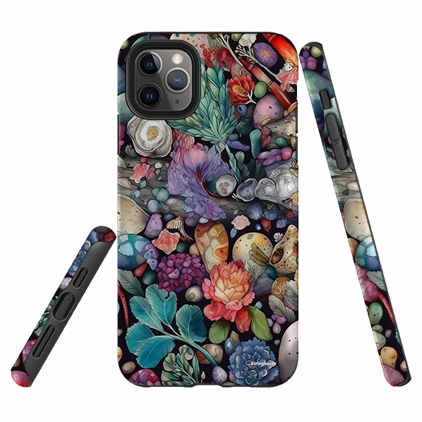 iPhone Tough Case - Vault Beach Matte Build Smooth Pattern Design