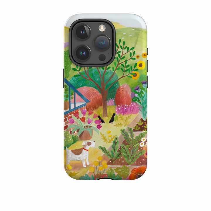Flexible Grip iPhone Tough Case - Veg Garden By Bex Parkin