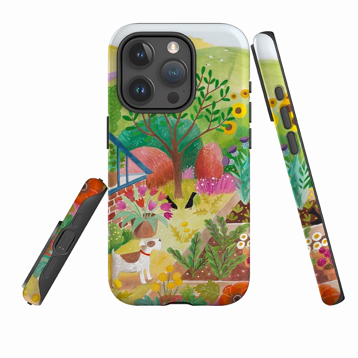 iPhone Tough Case - Veg Garden By Bex Parkin Trendy Aesthetic Elegant Shield