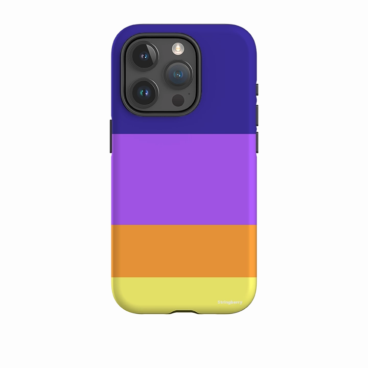 Refined Craftsmanship Shock absorption iPhone Tough Case - Vienna Chroma