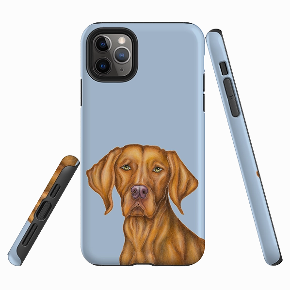 iPhone Tough Case - Vizsla By Catherine Rowe Luxury Detail Texture