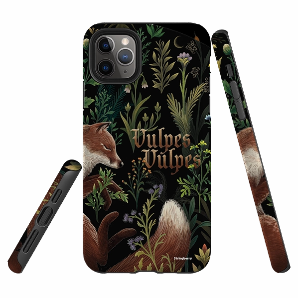 iPhone Tough Case - Vulpes Fox By Anna Stead simple design Minimal Feature