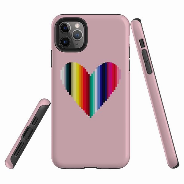 iPhone Tough Case - Warm Heart By Kitty Joseph Rugged Look Modern Minimalism