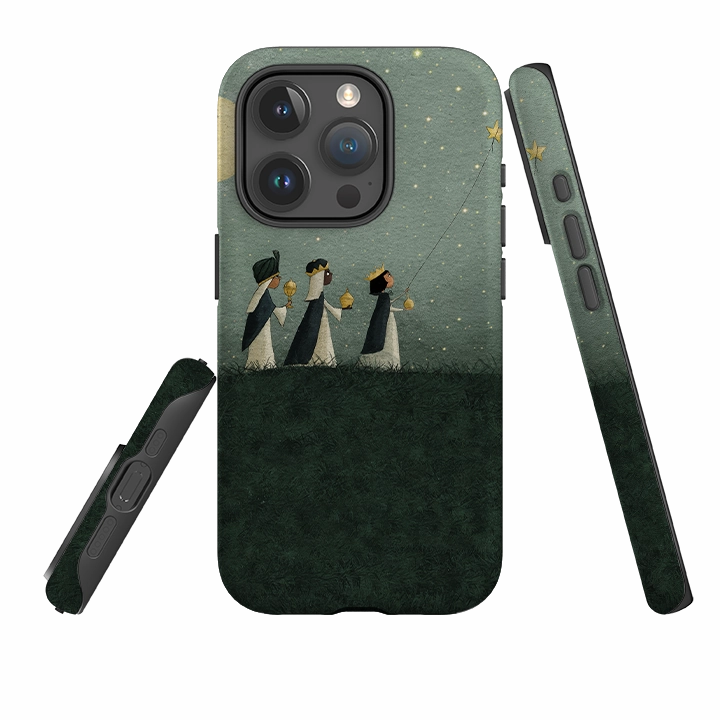 iPhone Tough Case - We Three Kings By Maja Lindberg Color Finish