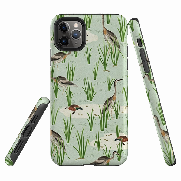 Luxury Grip Classic Touch iPhone Tough Case - Wet Lands By Katherine Quinn
