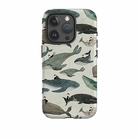 Premium Shield Glossy Finish Look iPhone Tough Case - Whale Rider By Katherine Quinn