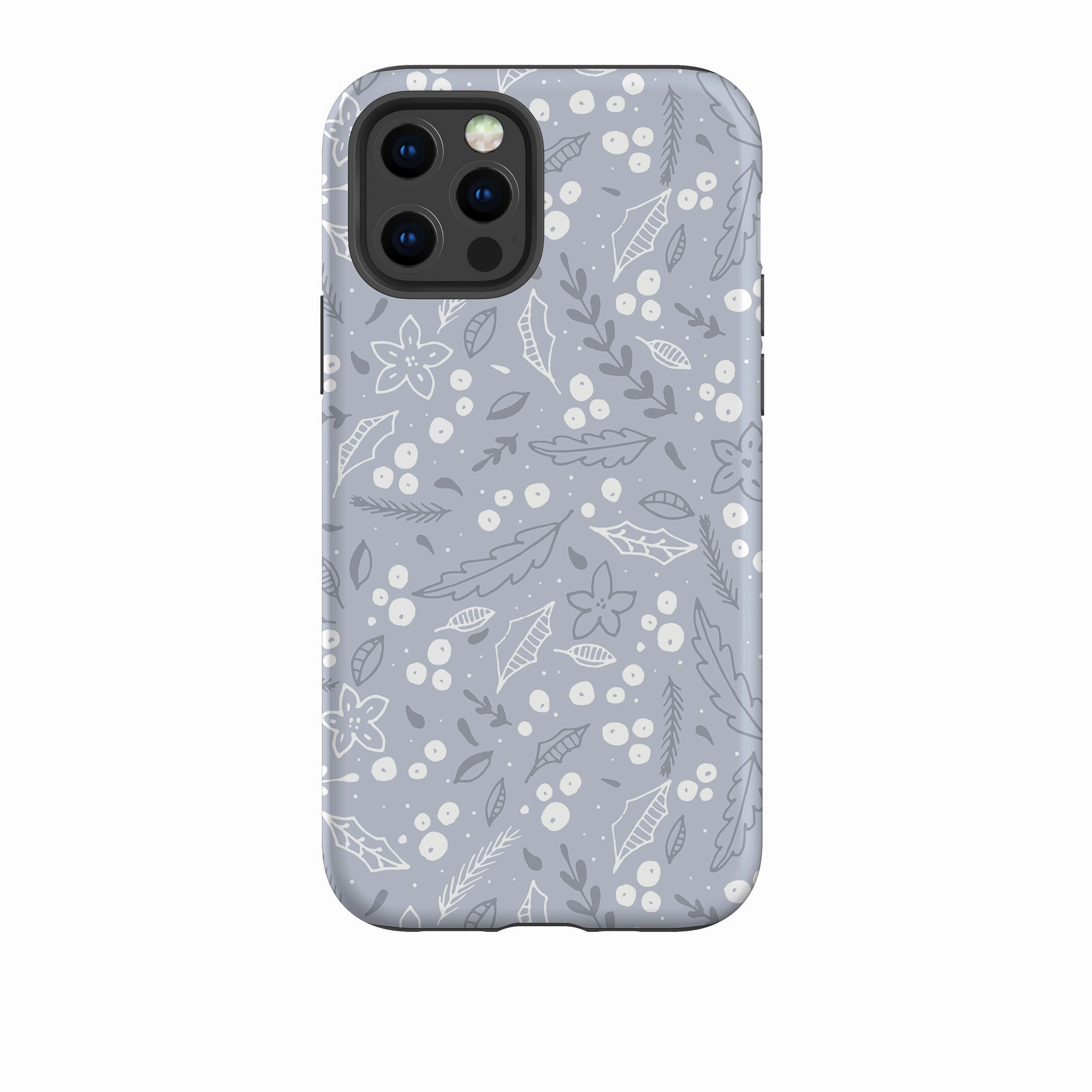iPhone Tough Case - White Xmas Fashion Design Textured Comfort