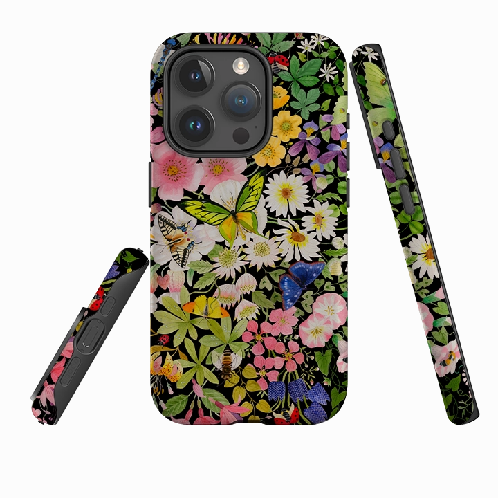 iPhone Tough Case - Wild Flowers By Bex Parkin Flexible Layer Design