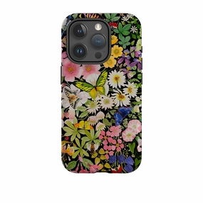 iPhone Tough Case - Wild Flowers By Bex Parkin Elegant Finish Design Ultra light