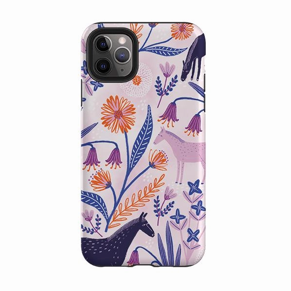 iPhone Tough Case - Wild Ponies By Lee Foster Wilson Comfort Fit