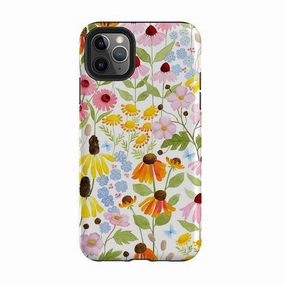 iPhone Tough Case - Wildflower Pattern By Bex Parkin Shockproof Frame