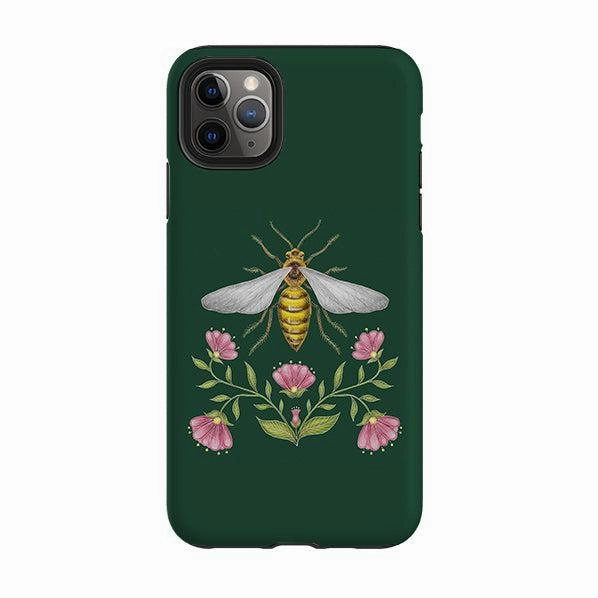 iPhone Tough Case - Wings Of Freedom Emerald By Catherine Rowe Durable Texture Waterproof Design