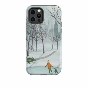 Hand Friendly Camera Protection iPhone Tough Case - Winter By Maja Lindberg