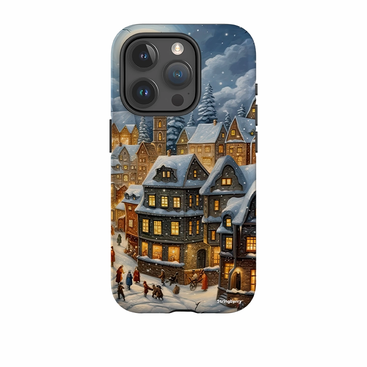 iPhone Tough Case - Winter In Salisbury Flexible Detail Design