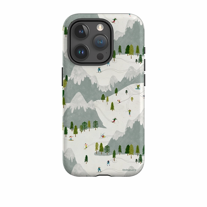 Easy Removal Lightweight Build Quality iPhone Tough Case - Winter Landscape I By Katherine Quinn