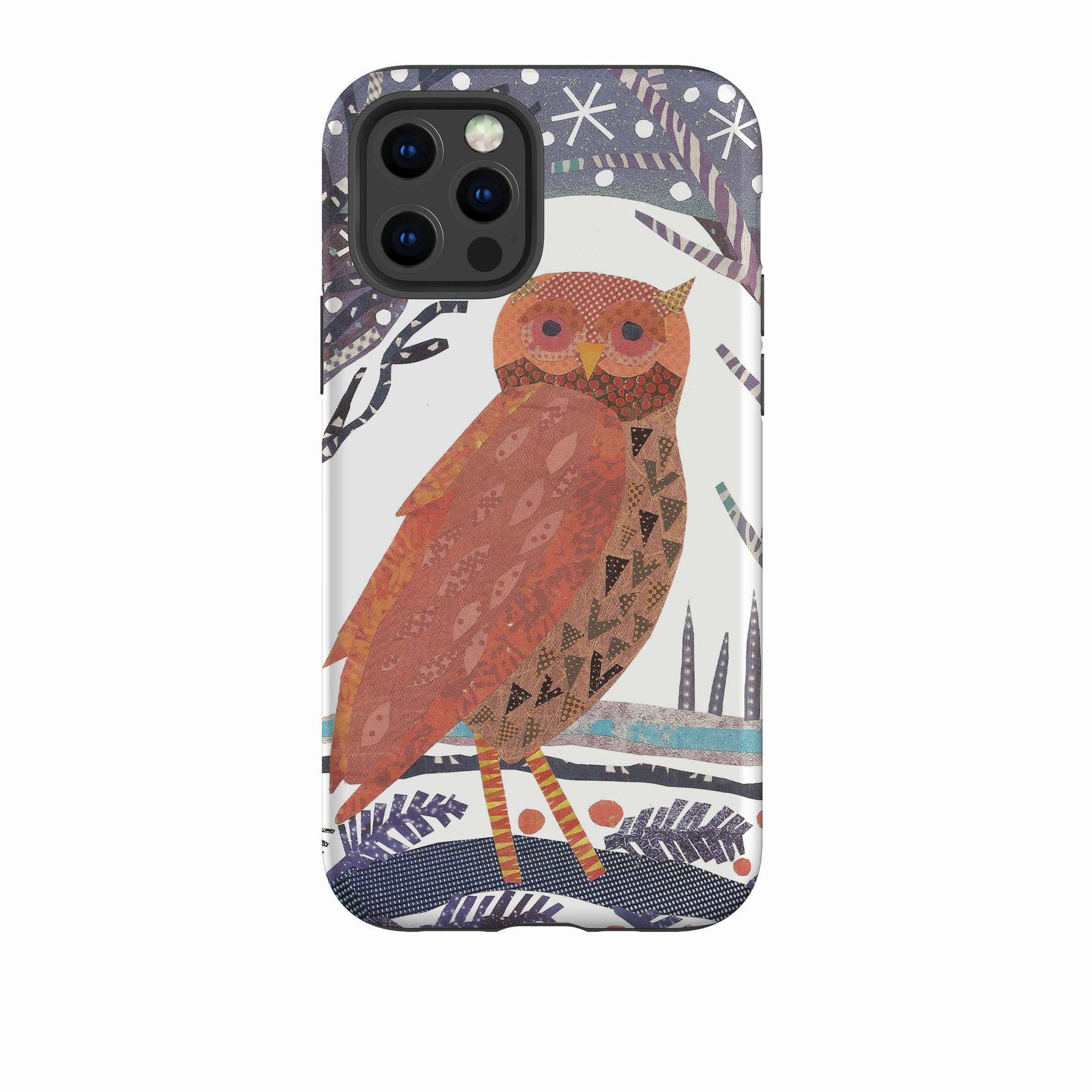 iPhone Tough Case - Winter Owl By Jane Robbins Hybrid Edge Finish Everyday Style