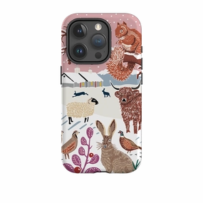 iPhone Tough Case - Winter V By Kate Heiss Comfort Texture Finish