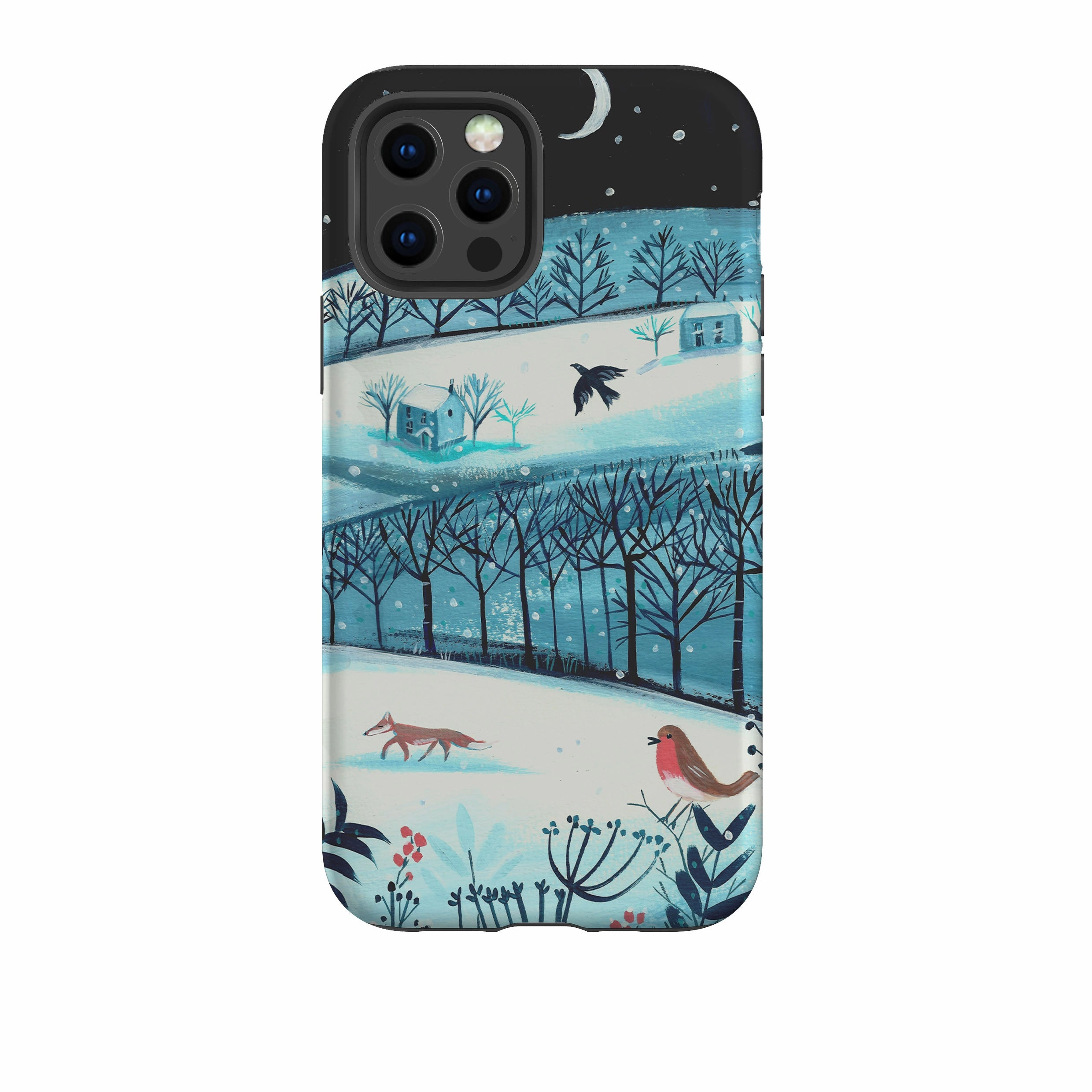 Grip Enhanced iPhone Tough Case - Winterscape-2 By Mary Stubberfield