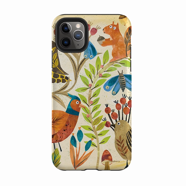iPhone Tough Case - Woodland Friends By Tracey English Urban Style Modern Accessory