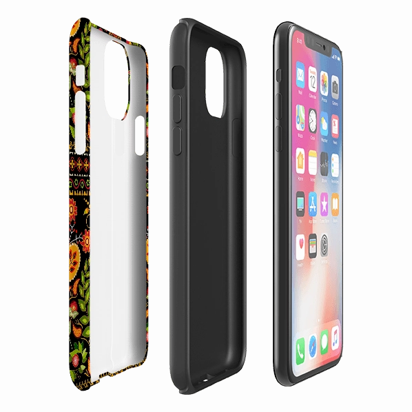 iPhone Tough Case - Worplesdon Hard Edge Elegant Texture