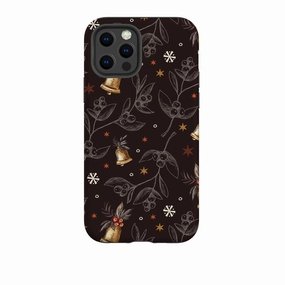 iPhone Tough Case - Xmas Bells Rugged Texture Universal Fit