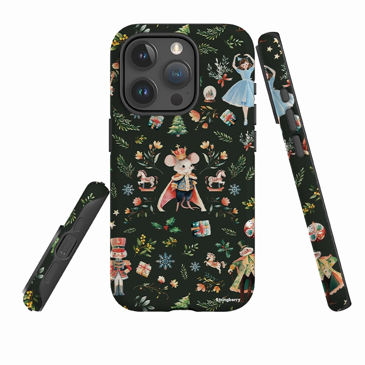 Modern Function Shock Absorbing iPhone Tough Case - Xmas Cheer