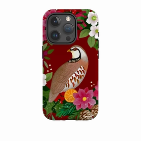 Luxury Grip Office Accessory iPhone Tough Case - Xmas Forever By Bex Parkin