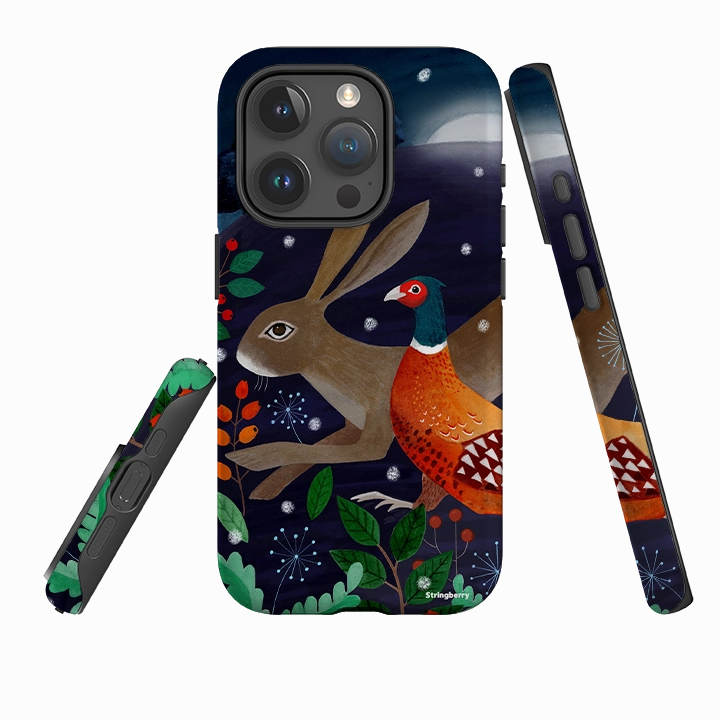 dust protection iPhone Tough Case - Xmas Party By Bex Parkin