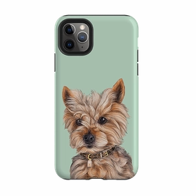 Minimal Design iPhone Tough Case - Yorkie By Catherine Rowe