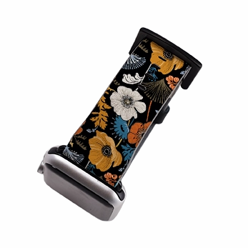 Rugged Modern Design Jazz Floral IV Apple Watch Strap