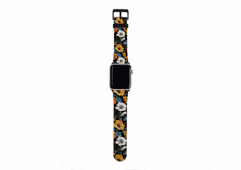 Jazz Floral IV Apple Watch Strap Premium Motion Gear Elegant Smart Look