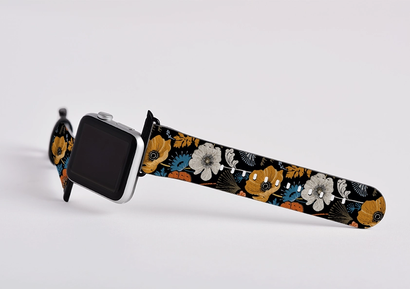 Jazz Floral IV Apple Watch Strap Everyday Essential Luxury Appeal