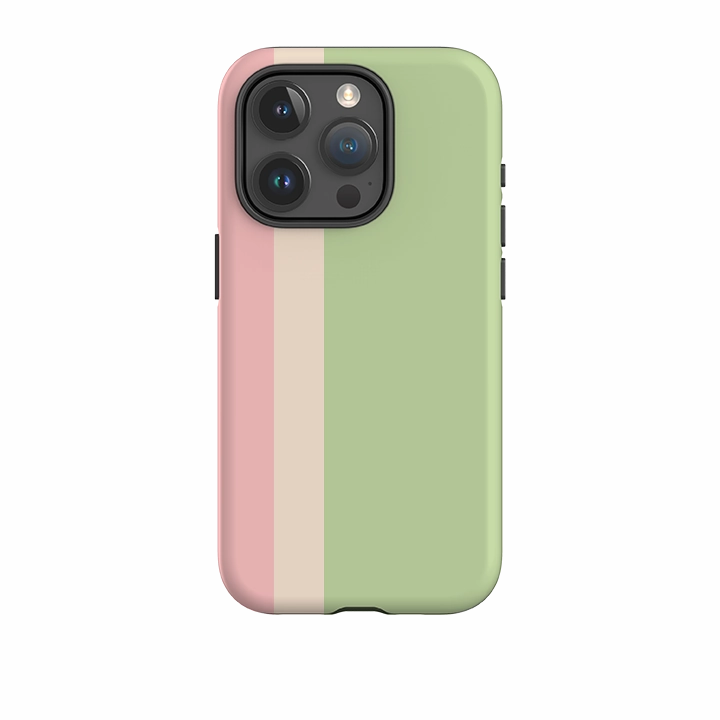 Soft Protection Edge Modern feature iPhone Case - Antalya Chroma Stripe
