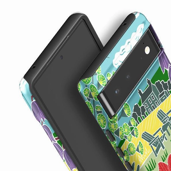 Google Tough Case -  Camassias By Kate Heiss Creative Design Matte Pattern Design