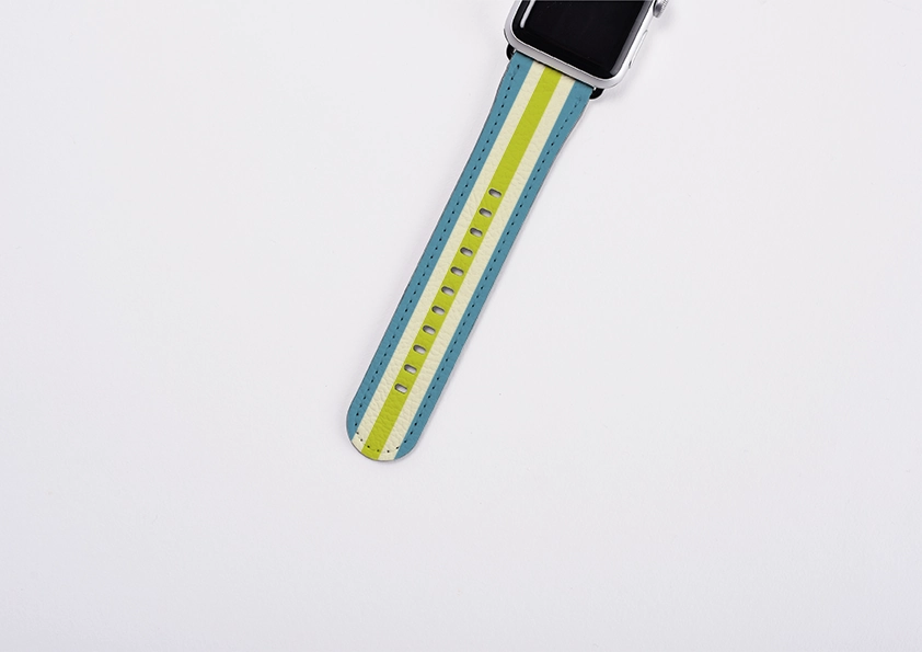 skin friendly Apple Watch Strap- Jaipur Chroma Stripe