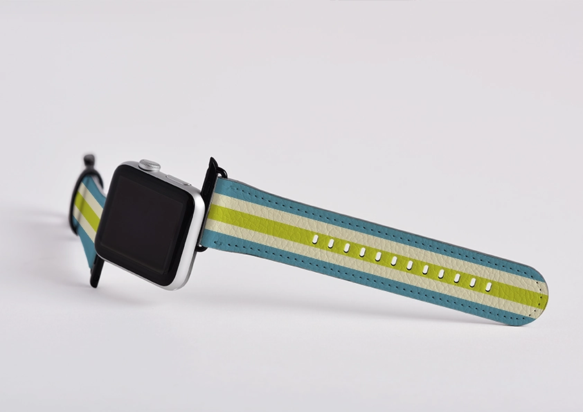 Active Flexibility Secure Design Apple Watch Strap- Jaipur Chroma Stripe