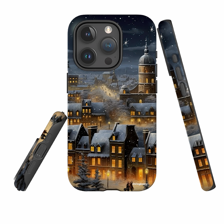 iPhone Tough Case - Winter Nights I Lightweight accessory Smooth Form Texture