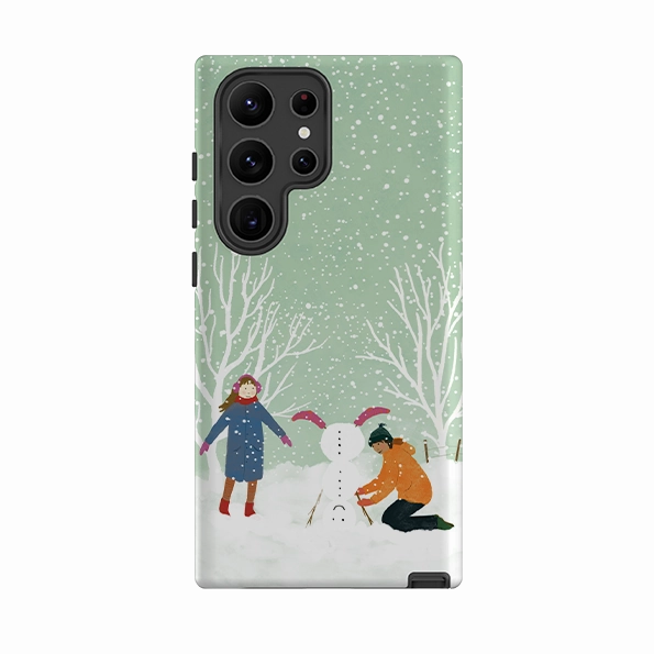 Comfort Design Samsung Tough Case - Snowball Building By Katherine Quinn