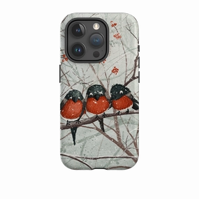 iPhone Tough Case - Frosted Branches By Maja Lindberg Rugged Look