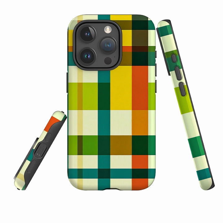 Comfort Detail iPhone Tough Case - Los Angeles Gingham