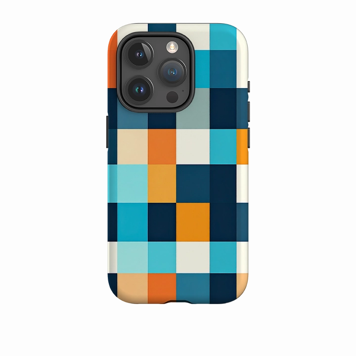 iPhone Tough Case - Dublin Gingham Soft Touching