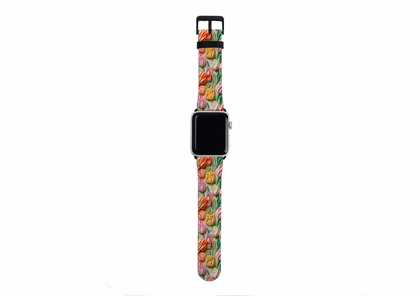 Comfort Fit Outdoor Adventure Accessory Maastricht Tulips Apple Watch Strap