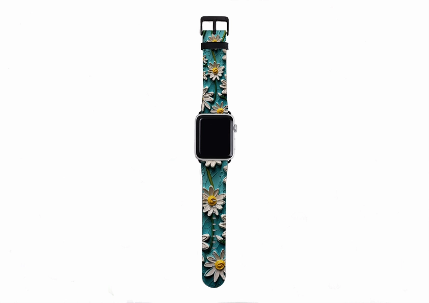 Cape Daisies II Apple Watch Strap Elegant Minimal Look
