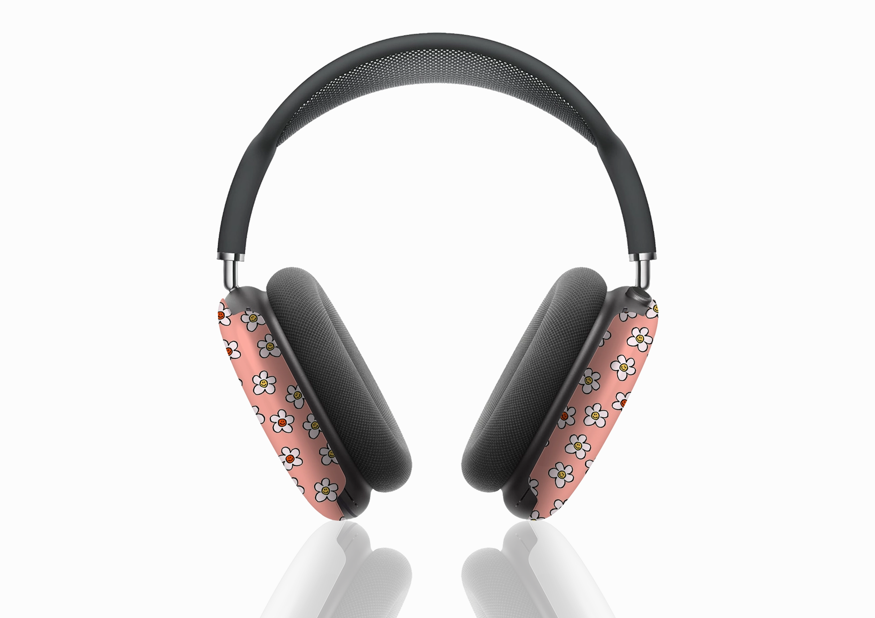 Smiley Airpod Max Case minimalist office airpods cover lightweight magnetic closure