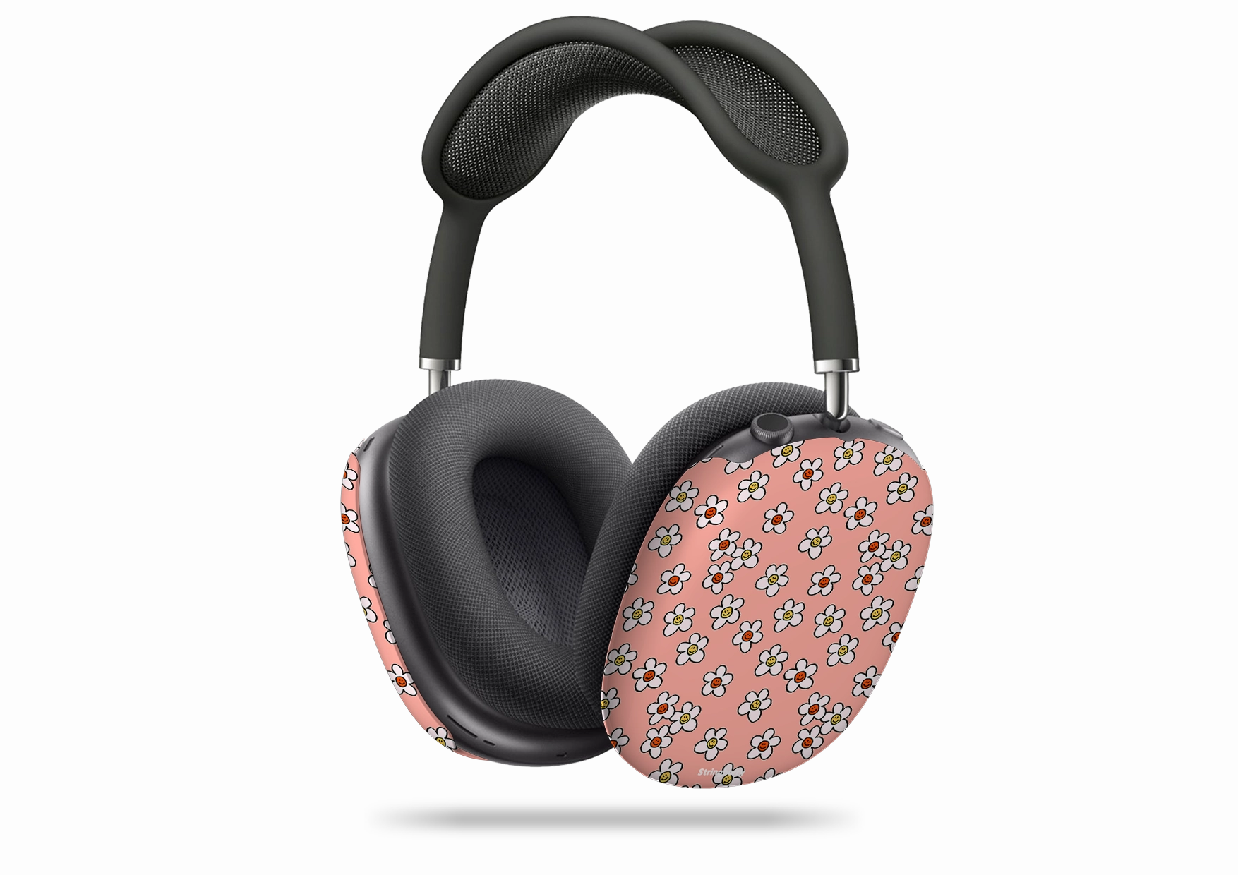 eco sustainable commuter protector airpods case for running Smiley Airpod Max Case