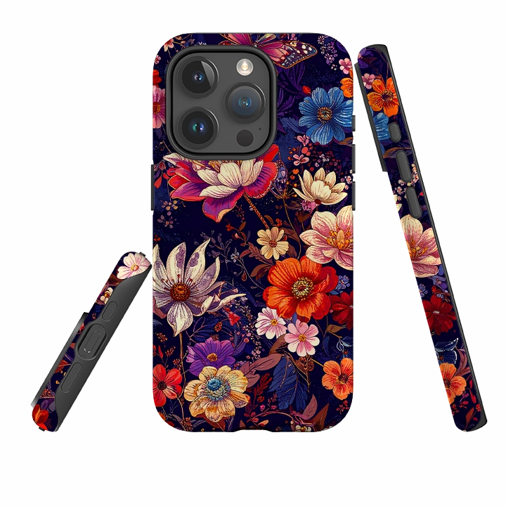 iPhone Tough Case - Campinas Floral Smooth Touch Office Accessory