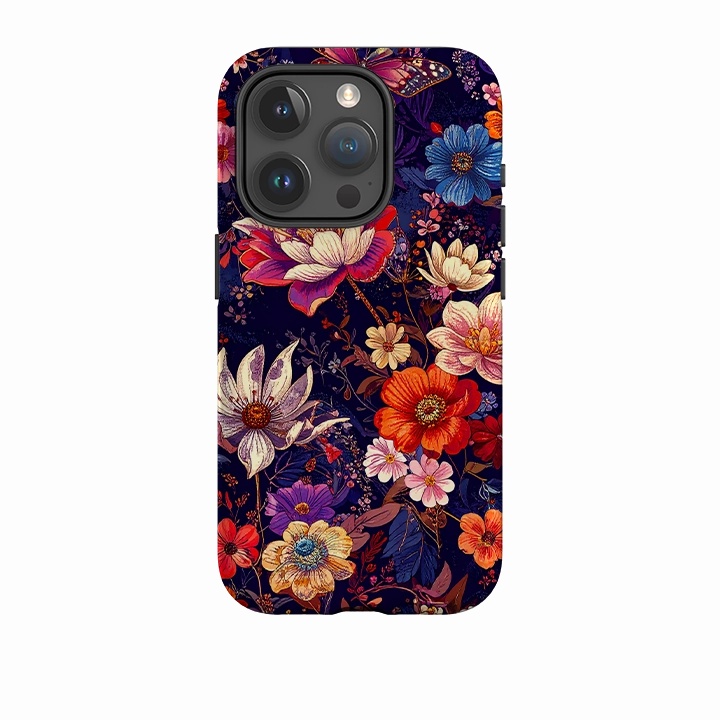 iPhone Tough Case - Campinas Floral Premium Detail Comfort Feel